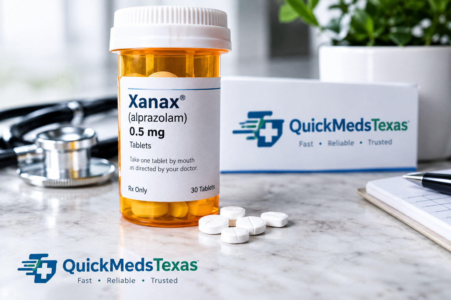 Xanax for Anxiety Relief | QuickMedsTexas