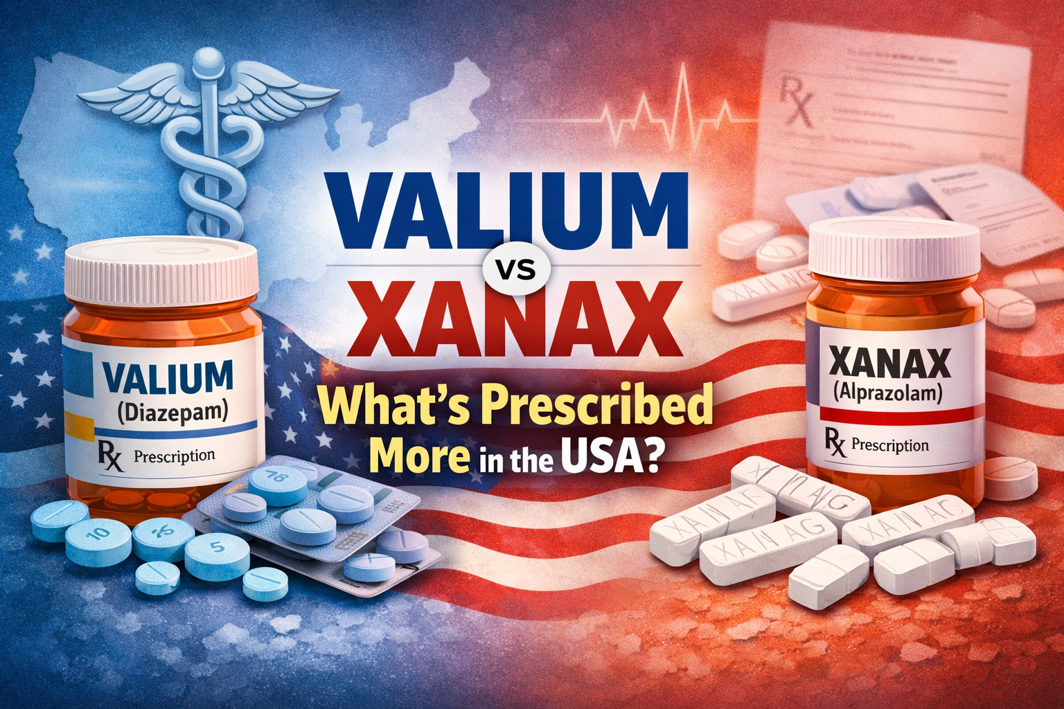 Valium vs Xanax comparison
