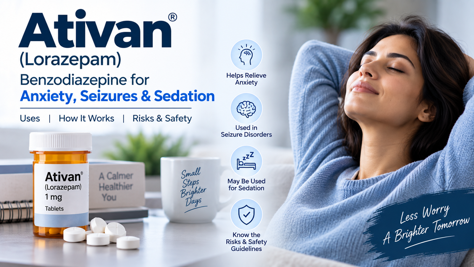 Ativan (Lorazepam): Benzodiazepine for Anxiety, Seizures & Sedation