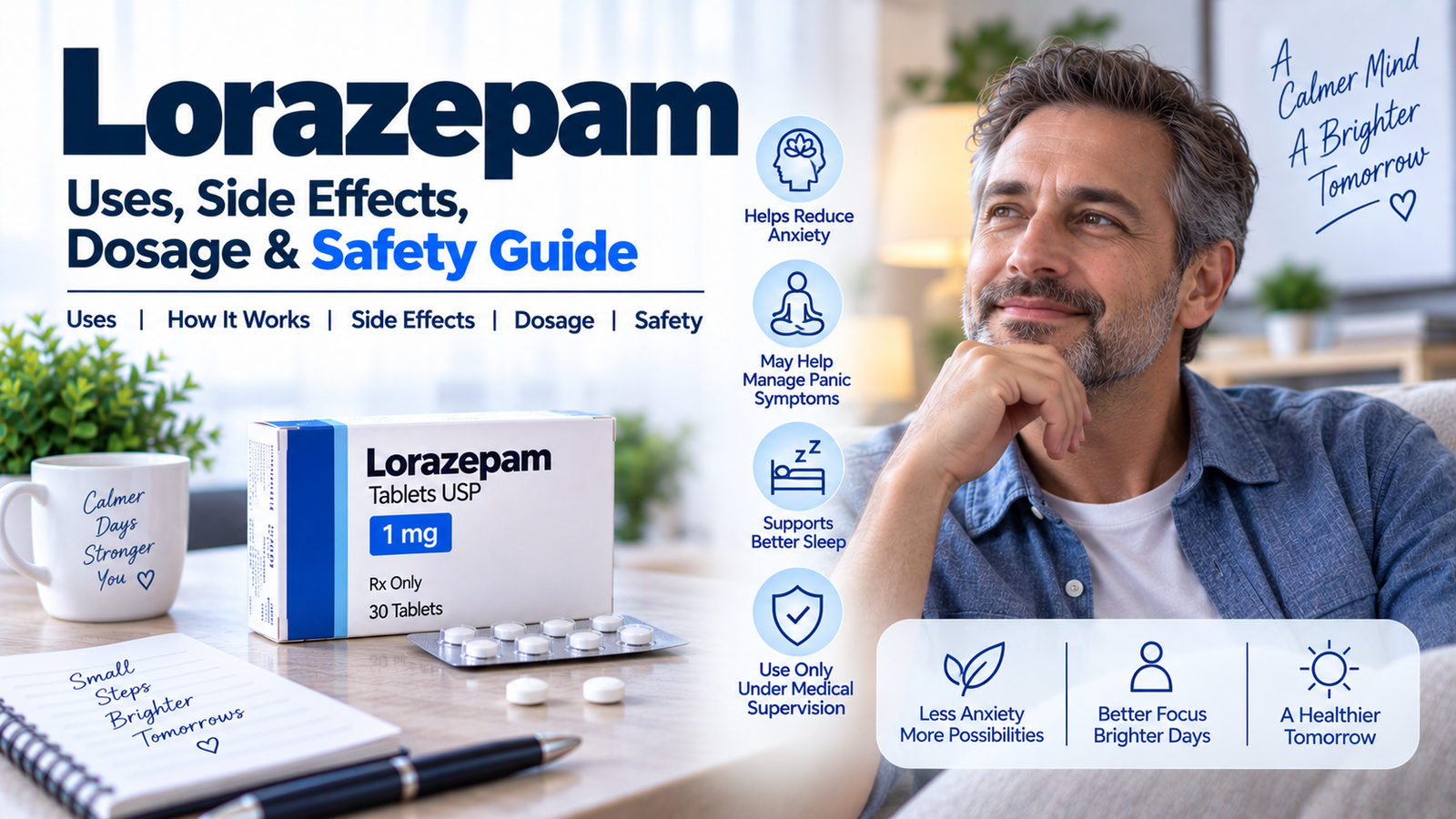 Lorazepam: Benzodiazepine for Anxiety, Seizures & Sedation — Uses & Safety