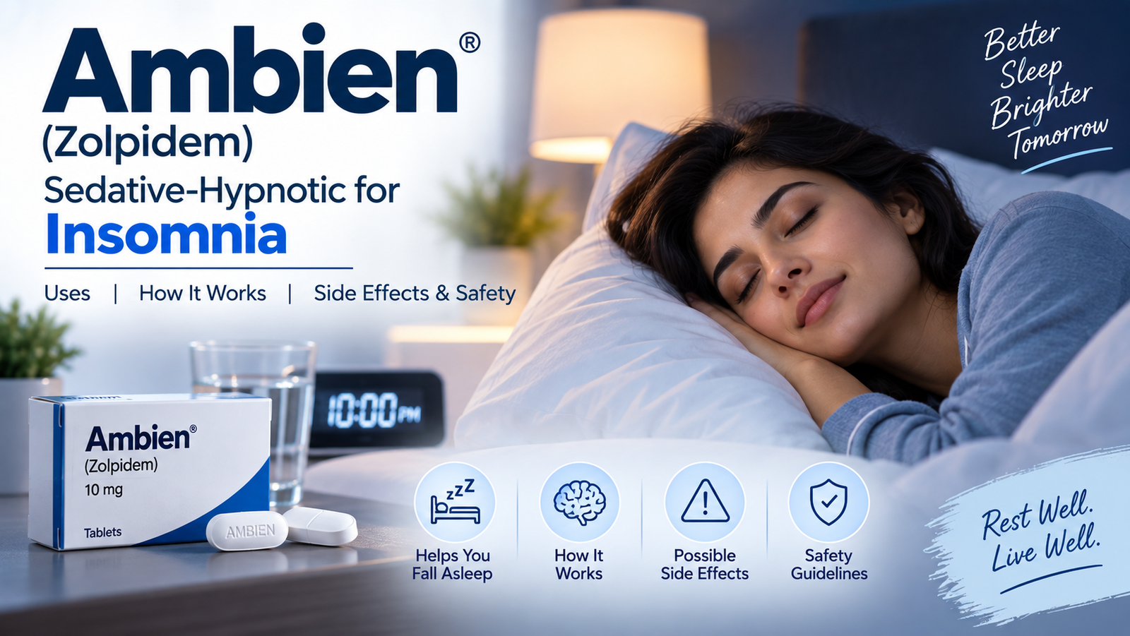 Ambien (Zolpidem): Sedative-Hypnotic for Insomnia